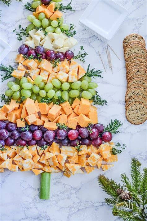 51 easy appetizers and snacks to get the party started. O, CHRISTMAS TREE CHEESE BOARD | Christmas cheese ...