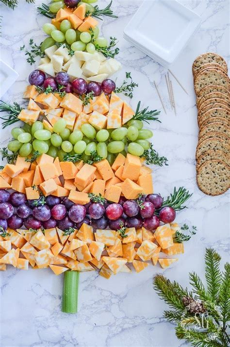 Easy cheesy christmas tree shaped appetizers an alli event O, CHRISTMAS TREE CHEESE BOARD | Christmas cheese ...