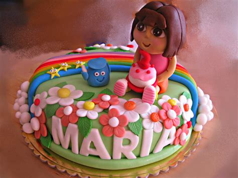 Dora la exploradora ha viajado mucho y conoce muchas recetas de todas partes del mundo. Maytarta Reposteria Creativa: TARTA DORA LA EXPLORADORA