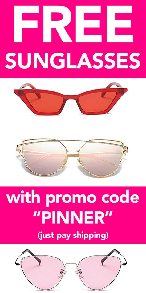 Shipping isn't expensive, usually around $3, but as we're discount shopping, it seems worth trying to get free if your account qualifies, the shipping should be taken off your bill and you just pay for the items you're buying. Free sunglasses with promo code "PINNER". Just pay ...