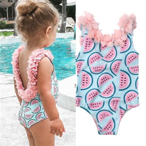 You should also grab a clean diaper and some fresh clothes that you will dress him in after the bath. 6M-4T Toddler Baby Girl Watermelon Bikini Swimsuit ...