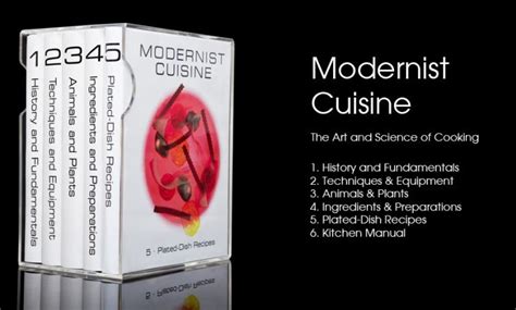 Learn why food chemistry is the key to positive human evolution. Download Modernist Cuisine: The Art and Science of Cooking ...