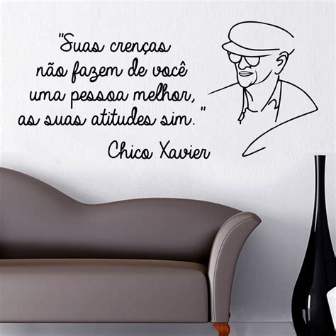 Veja mais ideias sobre chico xavier mensagens, chico xavier, mensagens. Adesivo de Parede Chico Xavier 2-G 142x58cm no Elo7 | FRAN ...