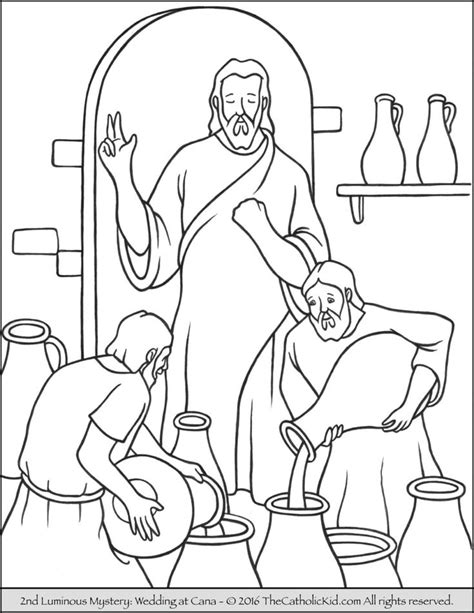 Children can use these printable pages to learn how to pray the rosary with simple illustrated instructions & directions. Luminous Mysteries Rosary Coloring Pages - The Catholic ...