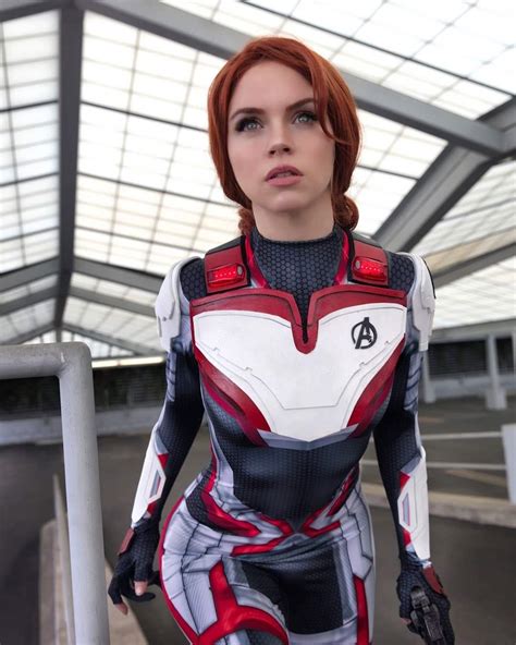 A black widow movie is on the way. Armored Heart Cosplay as Black Widow from Avengers Endgame ...