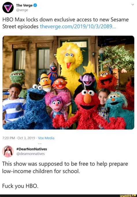 Want to see what you have access to based on your streaming services (netflix, hulu, prime video, hbo etc)? HBO Max locks down exclusive access to new Sesame Street ...
