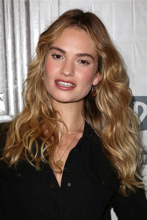 Good photos will be added to. Lily James - BUILD Speaker Series in NYC 08/19/2018 • CelebMafia