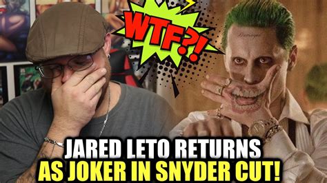 The image features leto's joker sporting the same medical garb from the previously released photos. Jared Leto Returns as The Joker in the Snyder Cut!!! - YouTube