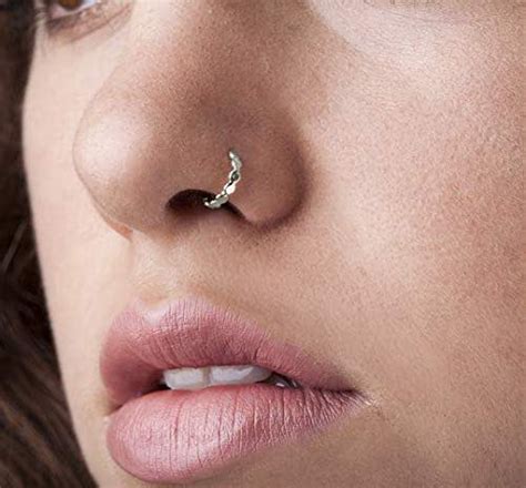 Quality nose piercing surgical jewelry with free worldwide shipping on aliexpress. Amazon.com: Nose Ring: Hammered 925 Sterling Silver ...