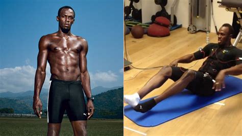 Dabei wog er 94 kilogramm. So hart trainiert Usain Bolt! Das intensive Workout des ...