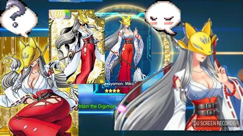 How fast can you give change? Digital World/Digital Master Digimon Sakuyamon Miko Mode ...