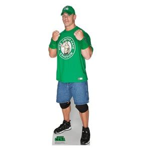 John cena(wwe) — гимн джона сины 02:58. Life Size John Cena Green Shirt WWE Cardboard Cutout