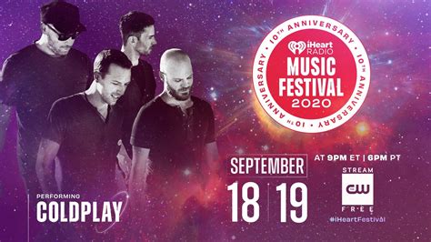 Coldplay to Perform at iHeartRadio Festival 2020 - Articles - Coldplaying