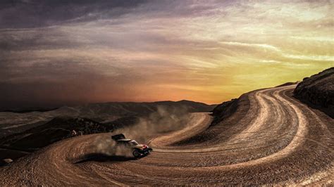 The pikes peak international hillclimb is oldest such event in north america and second only to the indy 500 in heritage and history. Dirt Rally - Hillclimb - Pikes Peak, USA - Sunset / Clear ...