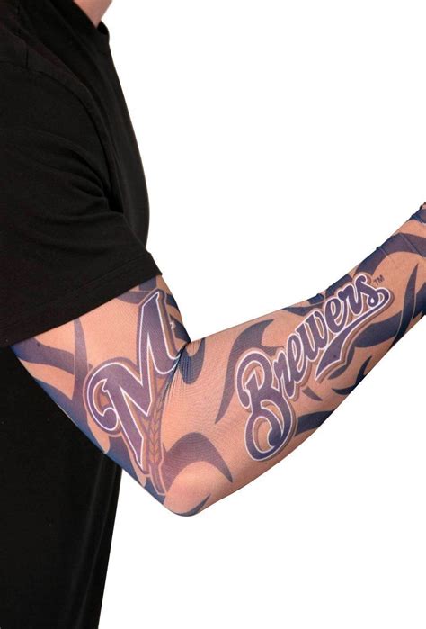 Plus, watch live games, clips and highlights for your favorite teams! Milwaukee Brewers Authentic Adult Tattoo Arm Sleeve | Sleeve tattoos, Arm tattoo, Tattoos