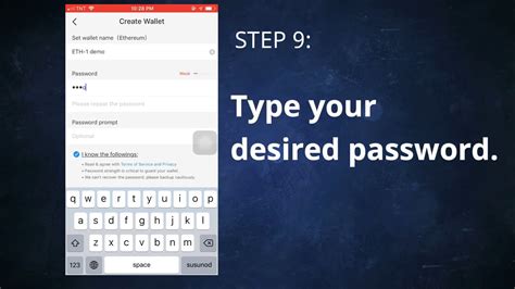 How to Create an Ethereum Crypto Wallet using Token Pocket ...