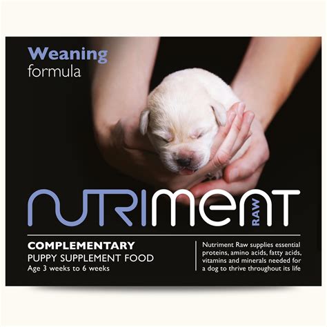 Nutriment Weaning Paste - 3 weeks to 6 weeks - Elegant Dogs