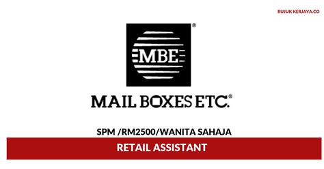 Wrought iron, tin size 15 x 16 x 7.25. Jawatan Kosong Terkini Mail Boxes Etc ~ Retail Assistant ...