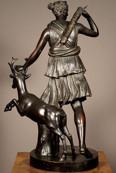 She could be summoned by anyone who found one of her arrows. A French bronze sculpture of Diana The Huntress after the ...