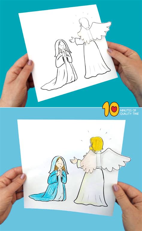 View, download and print an angel visits mary coloring sheets pdf template or form online. Angel Gabriel visits Mary - 10 Minutes of Quality Time