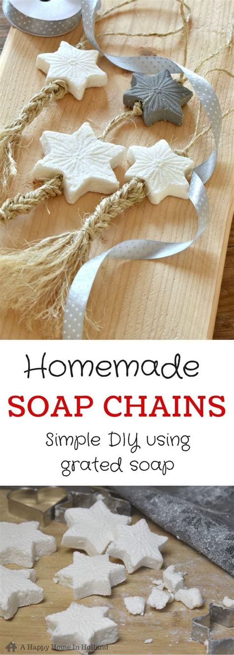 Making soap at home requires two types of ingredients — an acid and a base. Handmade Soap Chains: An Easy DIY Gift Idea and Tutorial