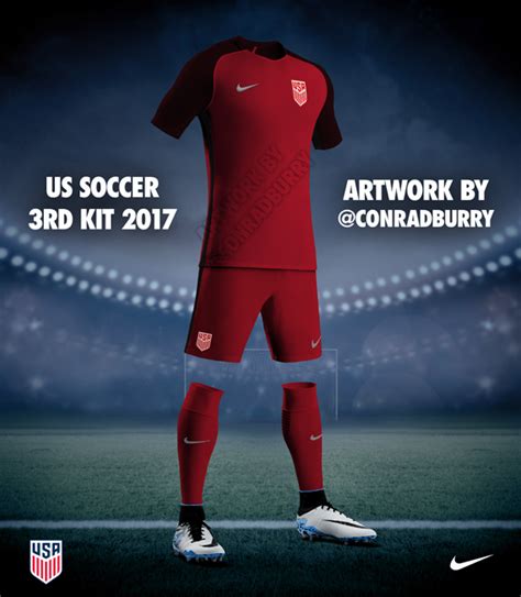 The supposed kit for the usmnt in russia could use some work. US Soccer 3rd Kit Leaked - SportsLogos.Net News