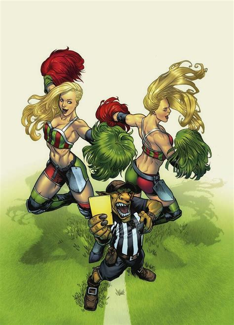 Many new features have been introduced in this part of the game. Pin auf Blood Bowl Art