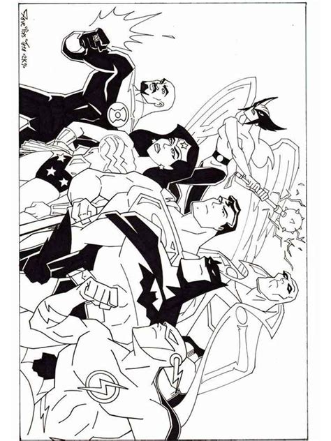 Justice league coloring pages all heroes coloring4free. Justice League coloring pages. Free Printable Justice League coloring pages.