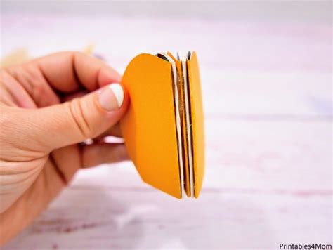 How to make a 3d paper pumpkin: 3D Paper Pumpkins (Bonus SVG) - Printables 4 Mom