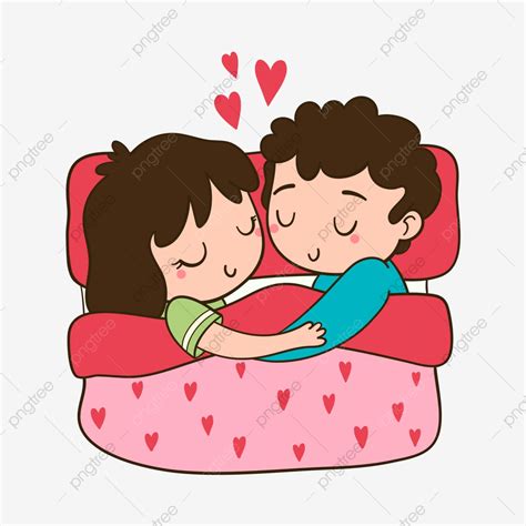 Lovely Go To Bed Couple Lovely Couple, Sleeping Couple, Lovely Couple, Couple Sleeping PNG ...