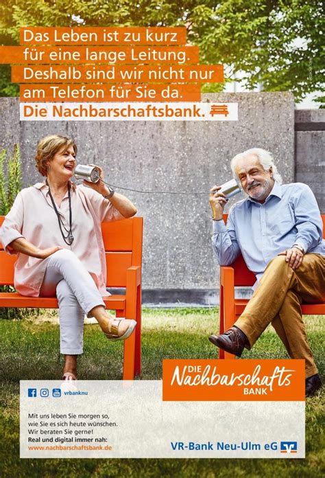 Vr bank neu ulm weißenhorn eg 12 x im landkreis neu ulm ob geldanlage, immobilien, finanzierung, vorsorge oder absicherung wenn es einen weg gibt, etwas besser zu machen finden wir ihn. VR Bank Neu-Ulm - Produkt-Kampagne | ATTACKE Werbeagentur Ulm