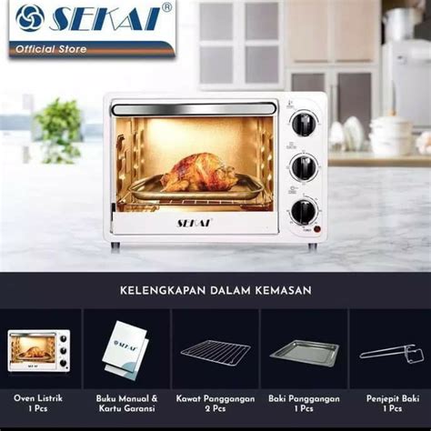 Harga electric grill shabu pemanggang panggangan listrik alat rebus idealife. Oven Listrik 18L SEKAI OV-180 Pemanggang Kue Kering Roti ...