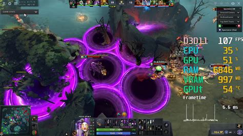 My normal fps is about 60+ and while in game the fps will drop to 20+ and back up again to 60+. GeForce GTX 1660 ti -- Intel Core i5-10400F -- Dota 2 FPS ...