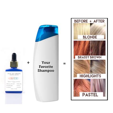 I've dyed my hair several shades of brown (and blonde!), and have found that fanola no orange shampoo has one of the strongest formulas, banishing brassiness on the spot and keeping. Kiss My Brass toning shampoo additive: Make best purple ...