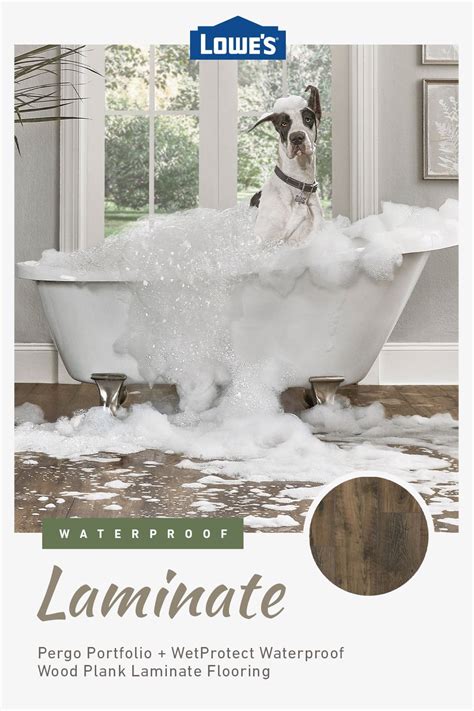 W night shadow oak antimicrobial waterproof laminate wood flooring (967.2 sq. Waterproof laminates at worry-proof prices | Pergo laminate flooring, Laminate flooring, Flooring