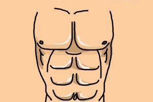 Keep your elbow bent directly under your shoulder. How to Draw Abs - DrawingNow