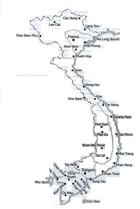 Vietnam map and satellite image. Gerd´s Homepage