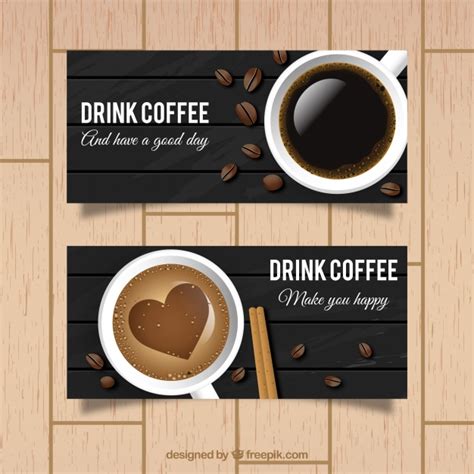 Related:starbucks commercial coffee machine starbucks espresso machine. Banners de tazas de delicioso de café | Descargar Vectores ...