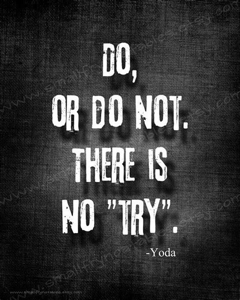 86 short inspirational quotes to uplift you (empower). Quote Print Printable Art Yoda Star Wars Movie Quote DIY ...