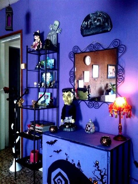 Shame it has to go. Tim burton decor i would do the walls a different color ...