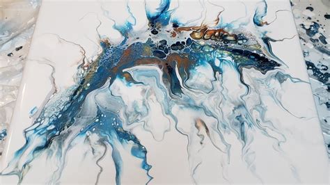 Check spelling or type a new query. Acrylic pouring, fluid art. Paint pour on a cake stand ...