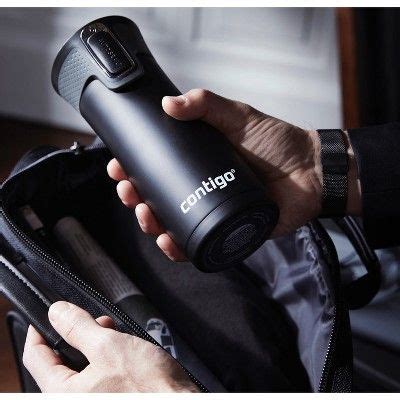 This mug promises excellent temperature retention, so your beverages will stay hot or cold for as long as you need. Contigo 16oz Stainless Steel AUTOSEAL West Loop Travel Mug Black | Stainless steel travel mug ...