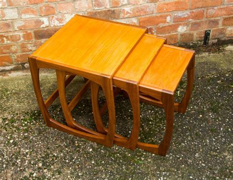 If you decide to seal your teak wood, avoid using brushes and apply the sealer with a soft cloth. Retro G Plan style teak nest of tables made by Sunelm by TomahawkFurniture on Etsy | Table, Teak ...