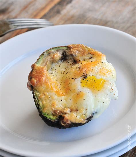 Yolks contribute a lot of color, much more so than using whole eggs. Baked Eggs in Avocado Cups Recipe - Cooking | Add a Pinch | Robyn Stone