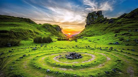 Los castillos más bonitos de escocia. Escócia, fada, vale, ilha, natureza, paisagem Visualização ...