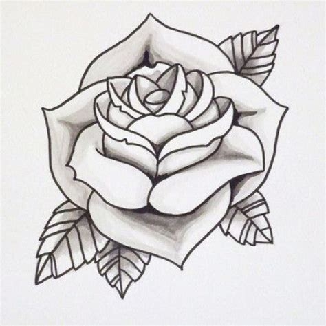 Check spelling or type a new query. Traditional Rose Tattoo Drawing at PaintingValley.com ...