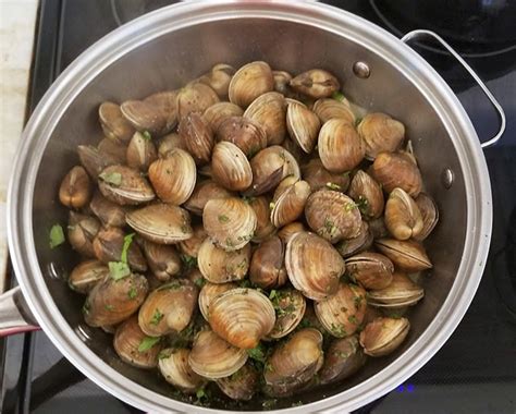 The more clams the longer. Restaurant-Style Clams and Spaghetti Recipe - Chef Dennis