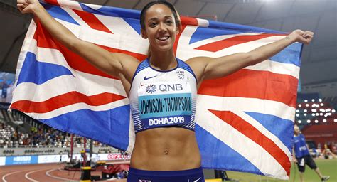 She won the gold medal at the 2019 world championships and broke the british recor. Katarina Johnson-Thompson plays down Tokyo favourite tag