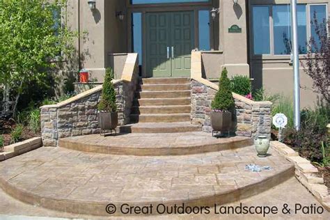 Use them in commercial designs under lifetime, perpetual & worldwide rights. stamped concrete and stone | Concrete steps, Concrete ...