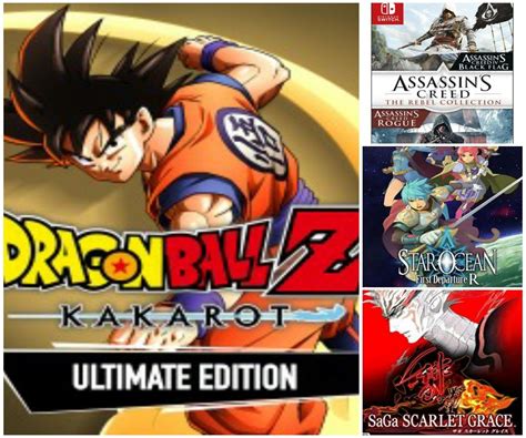 Check spelling or type a new query. Reseña Dragon Ball Z: Kakarot, Assassin's Creed: The Rebel Collection, Star Ocean First ...